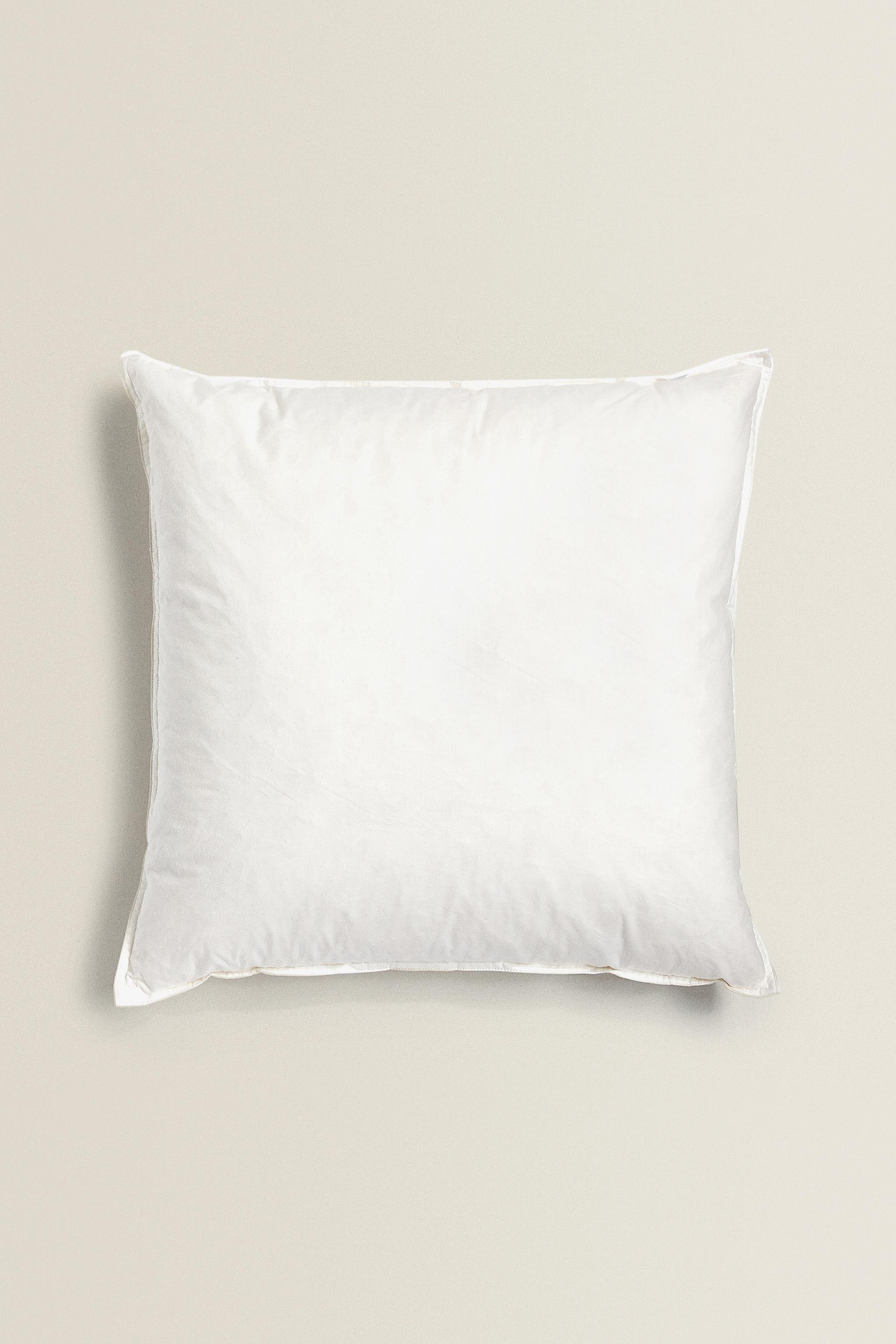 COUSSIN DE GARNISSAGE EN PLUMES HOUSSE EN COTON